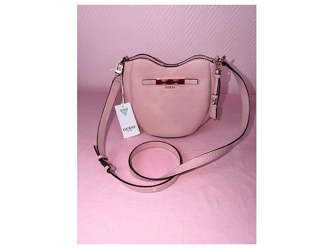 Borsa a tracolla Guess Carmella rosa cipria - vista 3