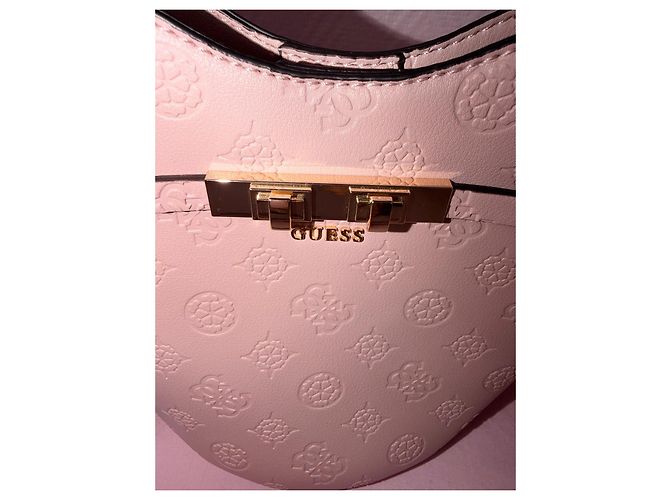 Borsa a tracolla Guess Carmella rosa cipria - vista 5