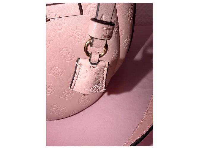 Borsa a tracolla Guess Carmella rosa cipria - vista 6