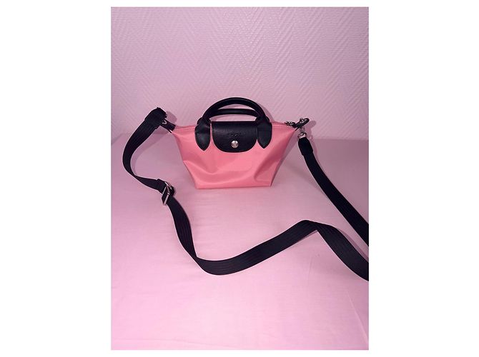 Longchamp Handtasche Rosa Schwarz Pink - Ansicht 2