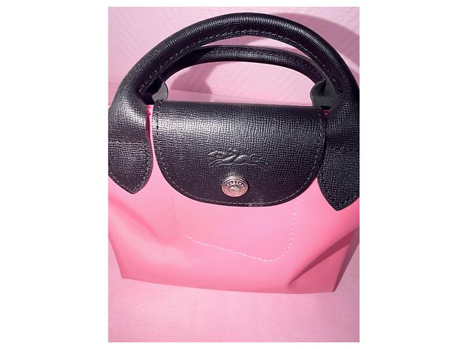 Longchamp Handtasche Rosa Schwarz Pink - Ansicht 4