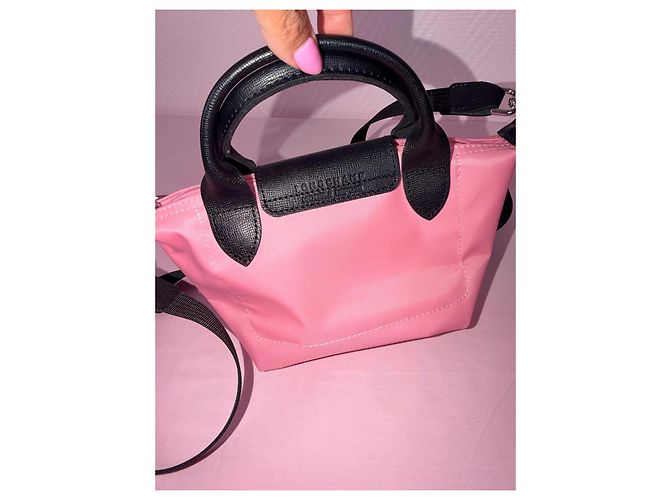 Longchamp Handtasche Rosa Schwarz Pink - Ansicht 7