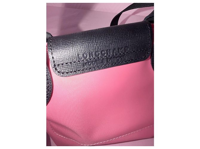Longchamp Handtasche Rosa Schwarz Pink - Ansicht 8