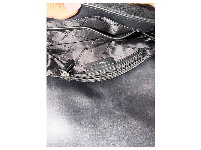 Borsa a tracolla in ecopelliccia nera Michael Kors Nero - vista 6