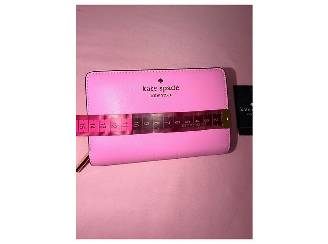 Cartera Kate Spade de Cuero Saffiano Rosa - vista 13