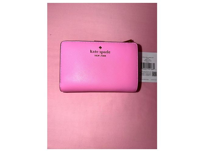 Cartera Kate Spade de Cuero Saffiano Rosa - vista 2