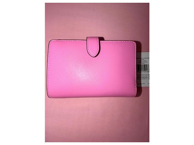 Cartera Kate Spade de Cuero Saffiano Rosa - vista 3