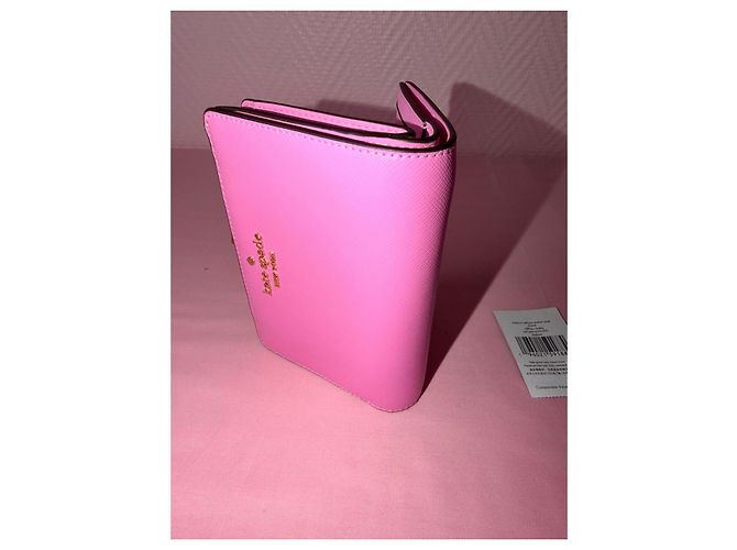 Cartera Kate Spade de Cuero Saffiano Rosa - vista 8