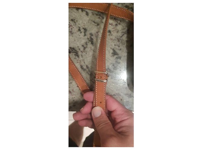 Courreges Borsa a tracolla in pelle nera e marrone Nero - vista 5