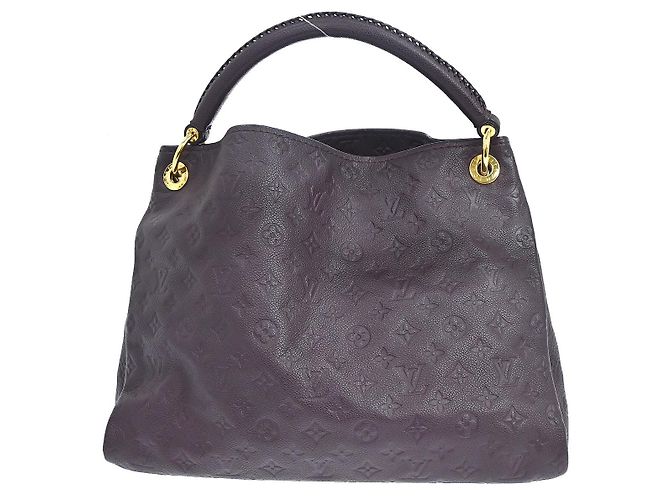 Louis Vuitton Artsy Leather MM Porpora - vista 2