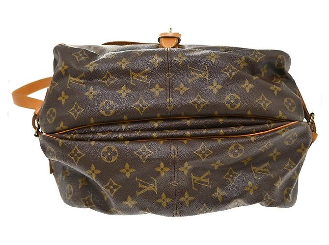 Louis Vuitton Saumur Monogram 35 Castaño - vista 6