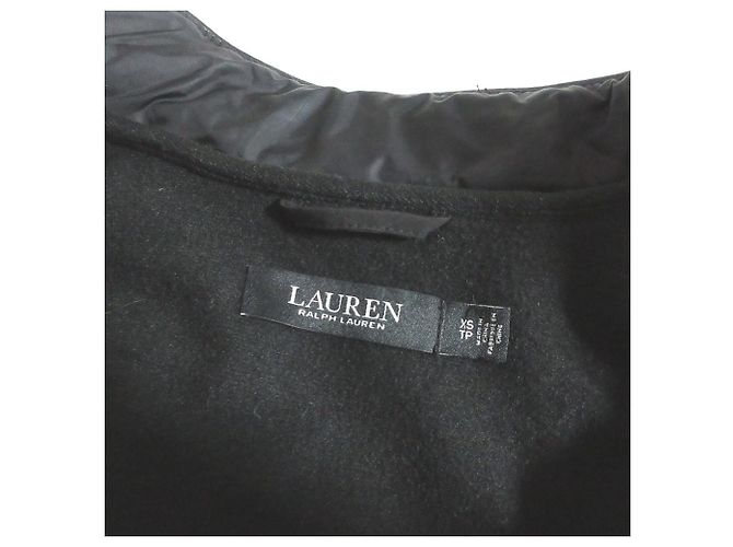 Abrigo largo con capucha Lauren Ralph Lauren Negro - vista 7