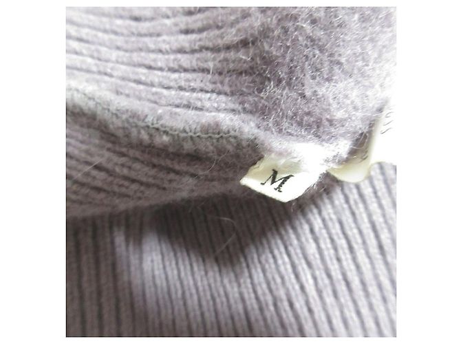 Yves Saint Laurent Wollstrickpullover Lila Dunkelviolett - Ansicht 5