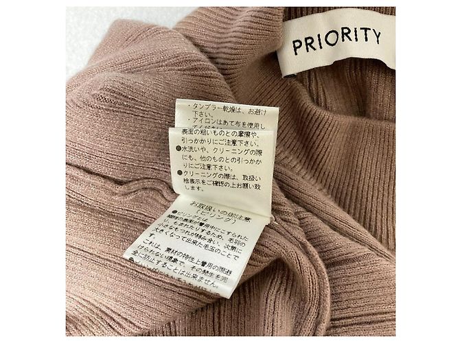 Autre Marque Abito in maglia a coste PRIORITY Beige - vista 5