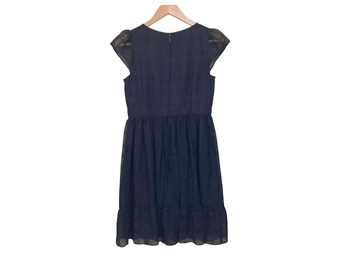 Autre Marque BLUE LABEL CRESTBRIDGE Abito trasparente Shadow Check Blu navy - vista 2