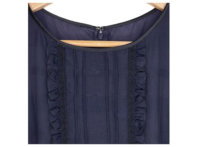 Autre Marque BLUE LABEL CRESTBRIDGE Abito trasparente Shadow Check Blu navy - vista 4