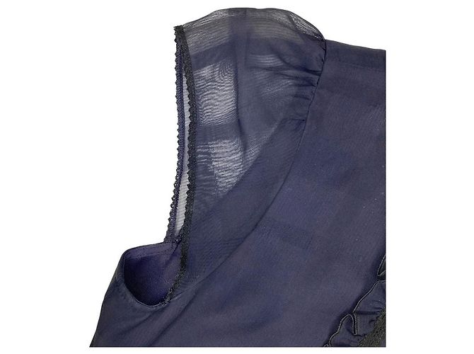 Autre Marque BLUE LABEL CRESTBRIDGE Abito trasparente Shadow Check Blu navy - vista 5