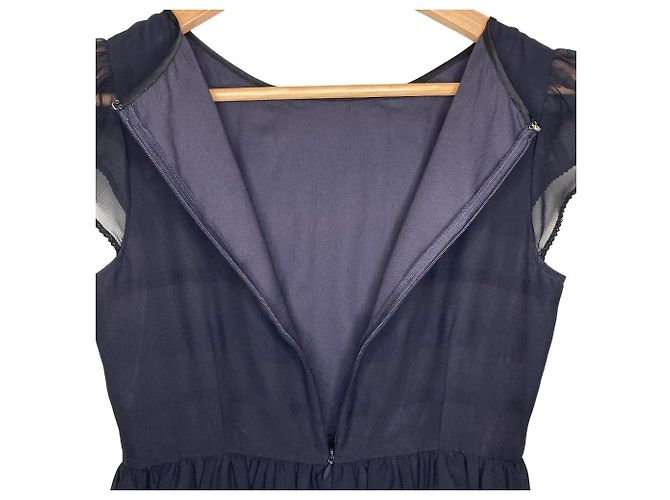 Autre Marque BLUE LABEL CRESTBRIDGE Abito trasparente Shadow Check Blu navy - vista 6
