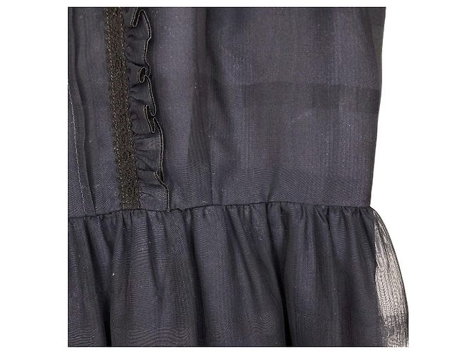 Autre Marque BLUE LABEL CRESTBRIDGE Abito trasparente Shadow Check Blu navy - vista 7
