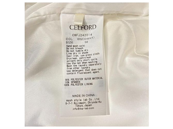 Autre Marque Giacca a maniche corte CELFORD Bianco - vista 8