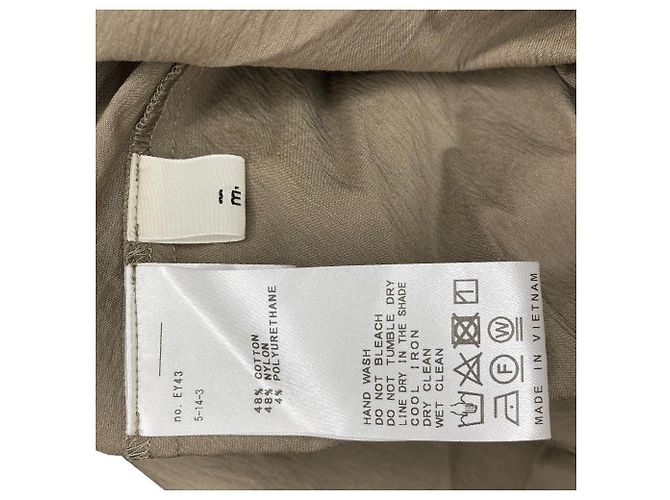 Autre Marque Blusa de algodón a capas IENA Verde Caqui - vista 3