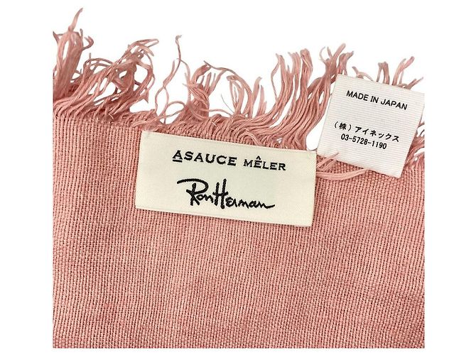 Autre Marque ASAUCE MELER Ron Herman Limited Linen Stole Rosa - vista 2