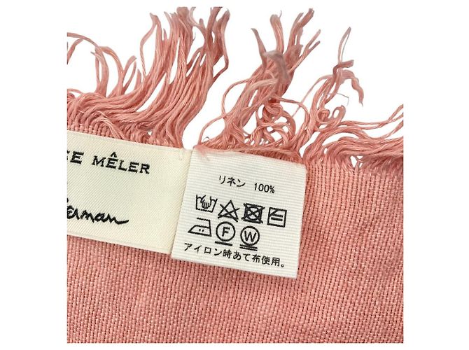 Autre Marque ASAUCE MELER Ron Herman Limited Linen Stole Rosa - vista 7