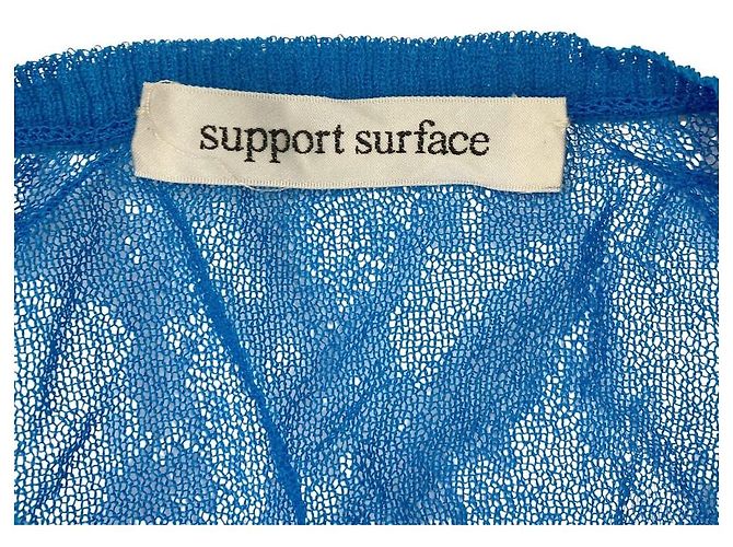 Autre Marque Prenda support surface Power Net V-Neck Knit Azul - vista 3