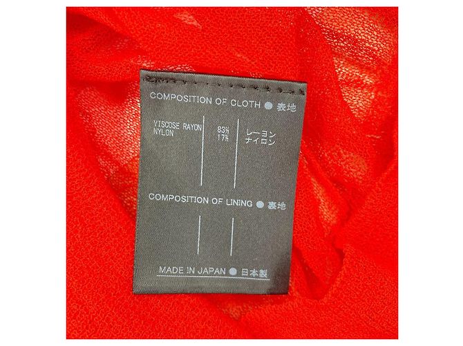 Autre Marque Power Net V-Neck Knitwear Strickware support surface Rot - Ansicht 5