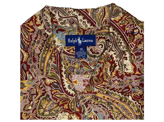 Camicia Aloha in seta Ralph Lauren Multicolore - vista 3