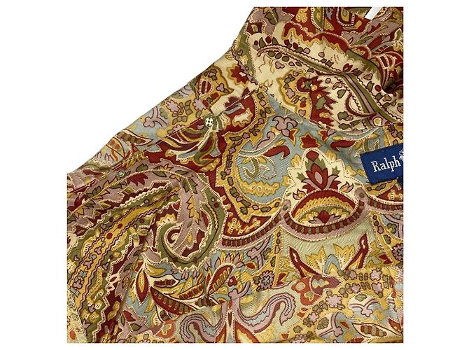 Camicia Aloha in seta Ralph Lauren Multicolore - vista 8