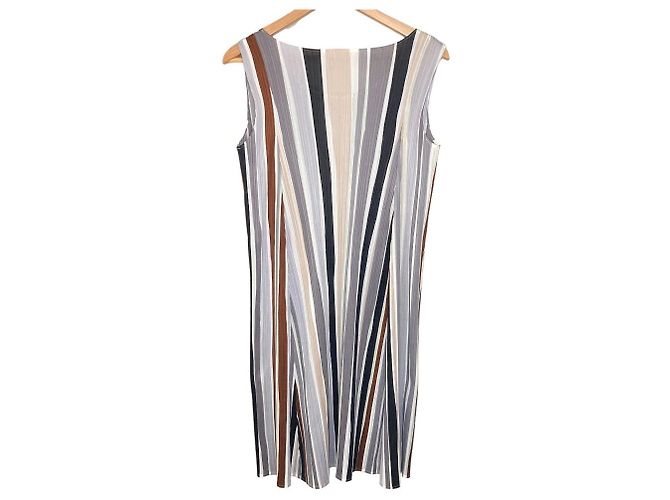Vestido plisado a rayas PLEATS PLEASE ISSEY MIYAKE Multicolor - vista 2