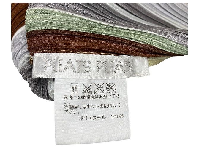 Vestido plisado a rayas PLEATS PLEASE ISSEY MIYAKE Multicolor - vista 3