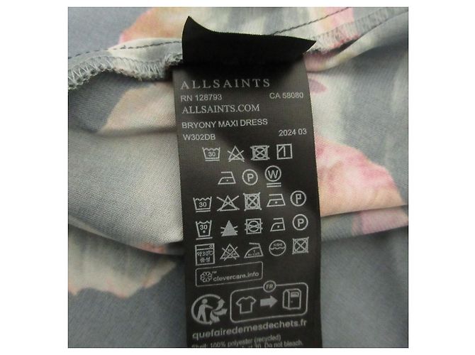 All Saints BRYONY MAXI DRESS Kleid Schwarz - Ansicht 5