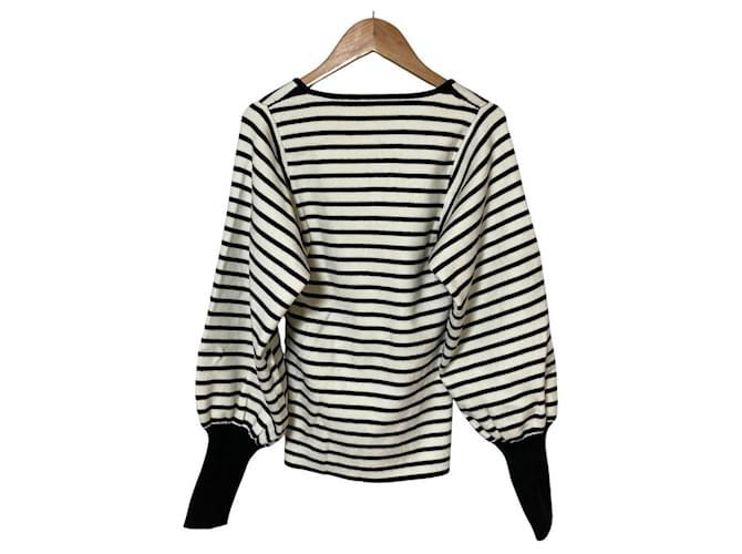 Autre Marque AKTE Strickpullover Schwarz Weiß - Ansicht 2