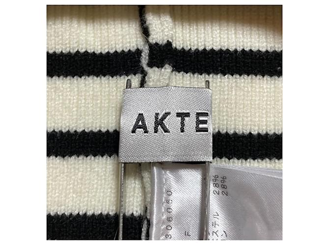 Autre Marque AKTE Strickpullover Schwarz Weiß - Ansicht 4