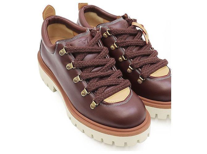 Louis Vuitton LV Remix Monogram Canvas Leather Derby Boots Braun - Ansicht 16