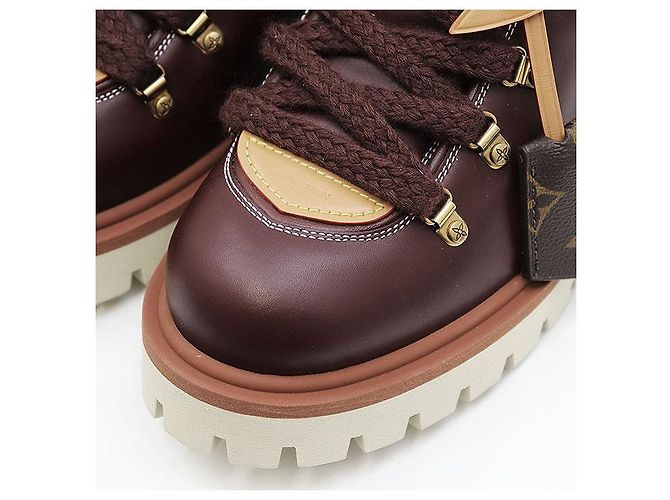 Louis Vuitton LV Remix Monogram Canvas Leather Derby Boots Braun - Ansicht 2