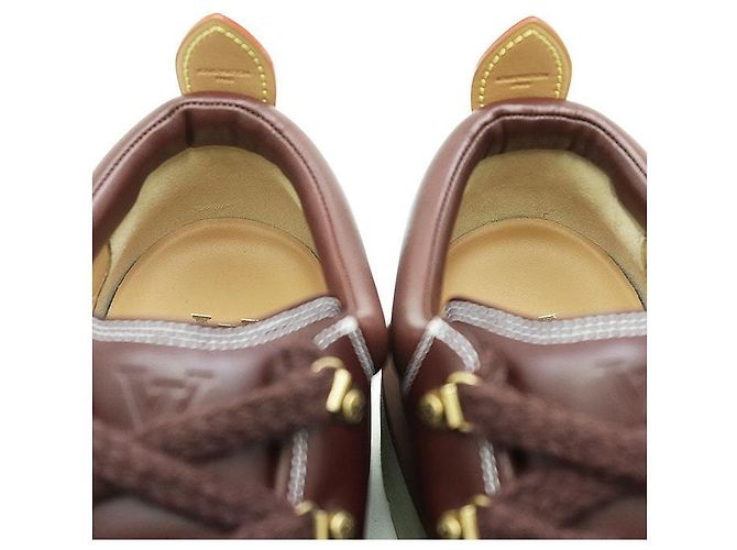 Louis Vuitton LV Remix Monogram Canvas Leather Derby Boots Braun - Ansicht 6