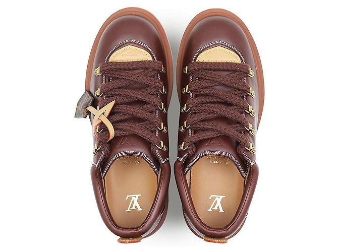 Louis Vuitton LV Remix Monogram Canvas Leather Derby Boots Braun - Ansicht 8