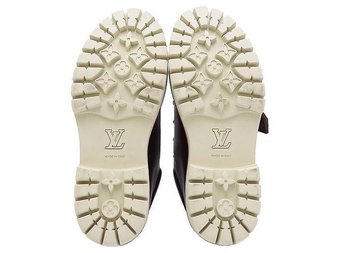 Louis Vuitton LV Remix Monogram Canvas Leather Derby Boots Braun - Ansicht 9