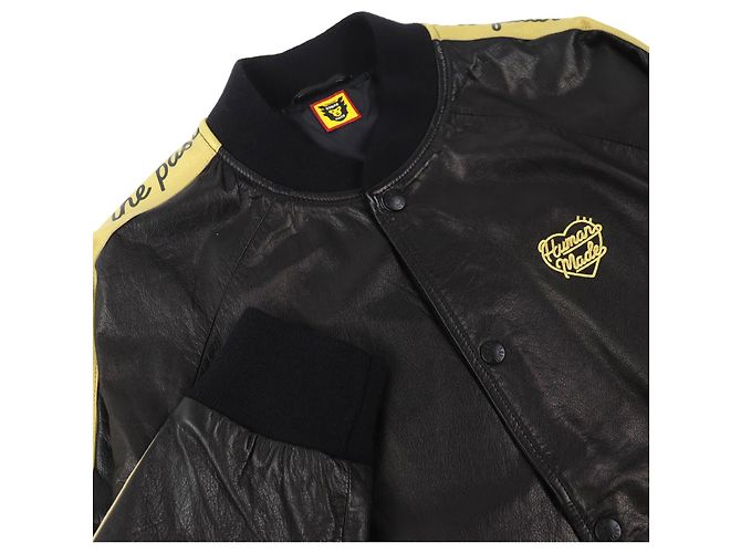 Autre Marque Chaqueta de cuero HUMAN MADE Castaño Marrón oscuro - vista 4