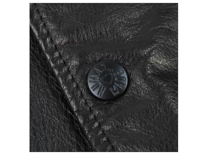 Autre Marque Chaqueta de cuero HUMAN MADE Castaño Marrón oscuro - vista 7