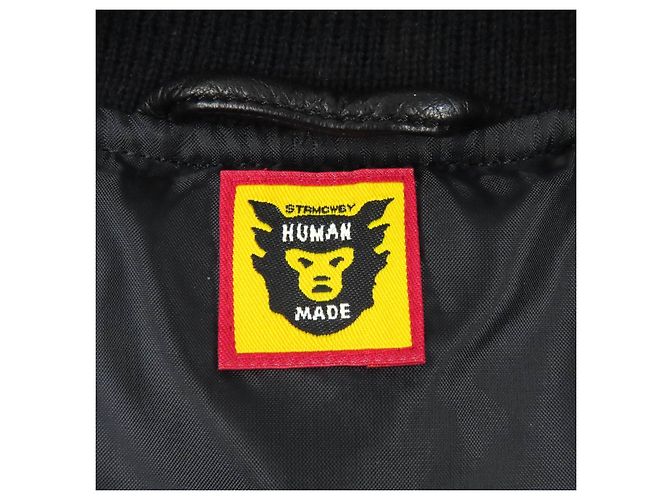Autre Marque Chaqueta de cuero HUMAN MADE Castaño Marrón oscuro - vista 8