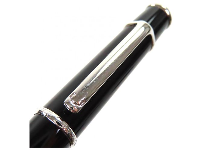 Penna a sfera Cartier Diabolo de Cartier Nero Argento - vista 5