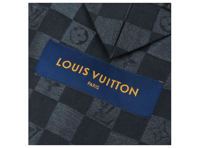 Chaqueta Louis Vuitton Damier Napolitana Castaño Negro - vista 7