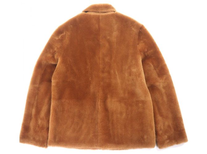Autre Marque DESA 1972 Lammfelljacke Braun - Ansicht 3