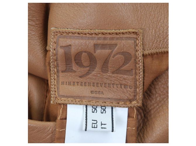 Autre Marque DESA 1972 Lammfelljacke Braun - Ansicht 8