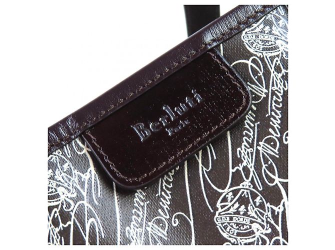 Borsa Tote Berluti Cava de Voyage Toile Malbeuf Bronzo - vista 11