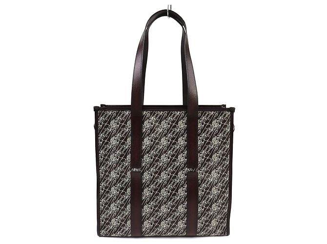 Borsa Tote Berluti Cava de Voyage Toile Malbeuf Bronzo - vista 3